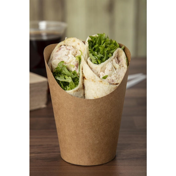 Colpac Recyclable Kraft Wrap Scoops (Pack of 1000)