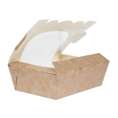 Colpac Zest Compostable Kraft Medium Salad Box 825ml-29oz (Pack of 250)