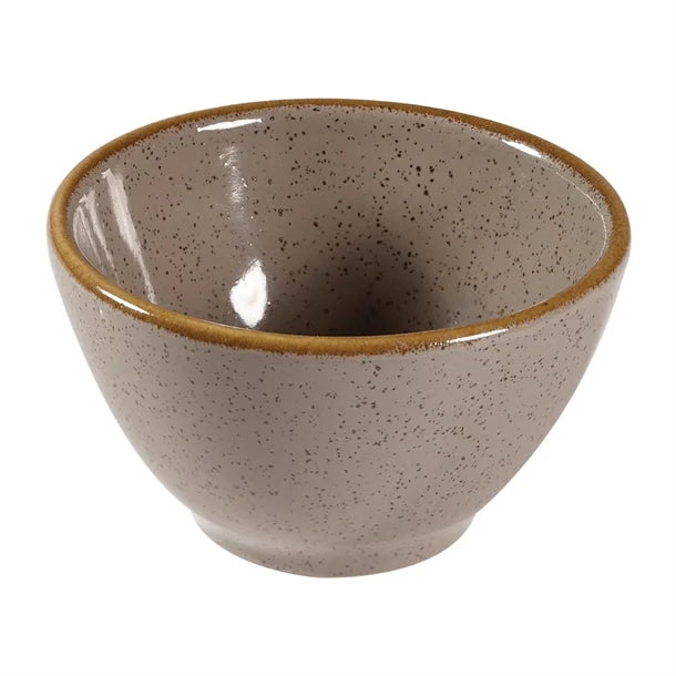 Churchill Stonecast Dip Pots Grey 4oz 85mm (Pack of 12)