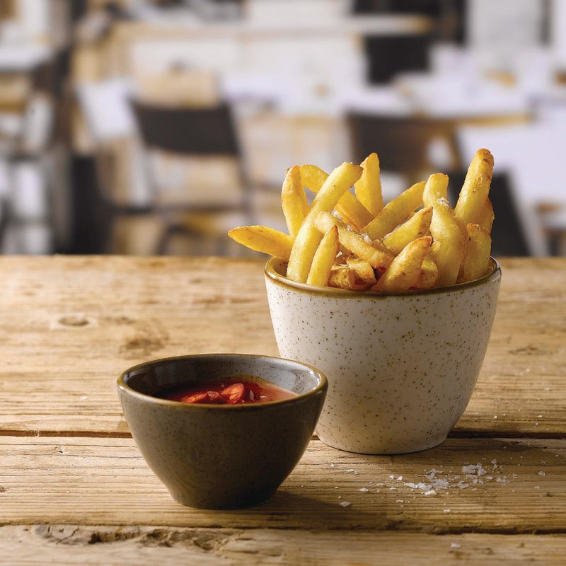 Churchill Stonecast Chip Mugs Barley White 11oz 100mm (Pack of 12)