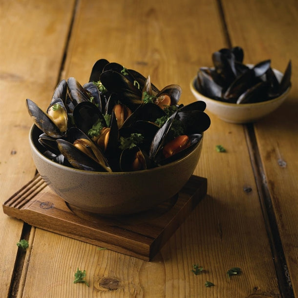 Churchill Alchemy Wood Single Handled Boards 177 x 142mm (Pack of 4)