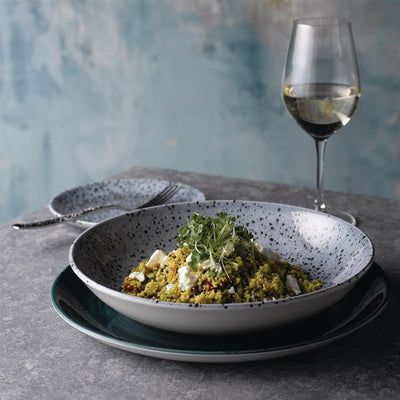 Churchill Stonecast Patina Coupe Bowls Rustic Teal 40oz 248mm (Pack of 12)