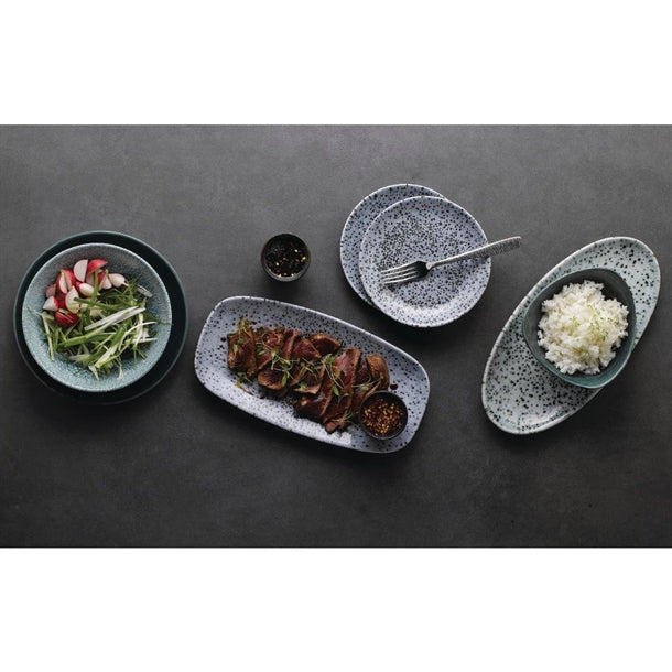 Churchill Mineral Coupe Plates Blue 165mm (Pack of 12)