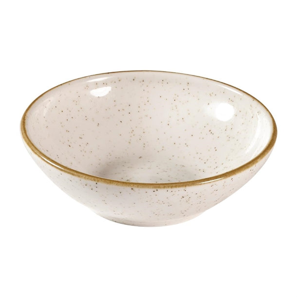 Churchill Stonecast Shallow Bowls Barley White 9oz 130mm (Pack of 12)