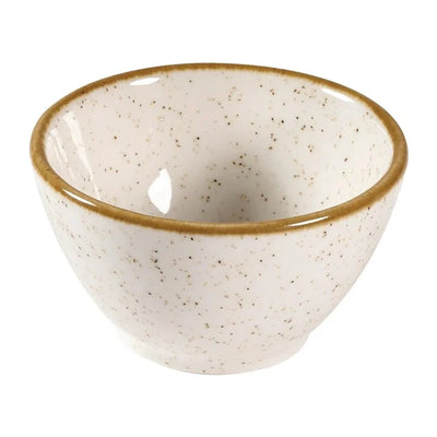 Churchill Stonecast Dip Pots Barley White 4oz 85mm (Pack of 12)