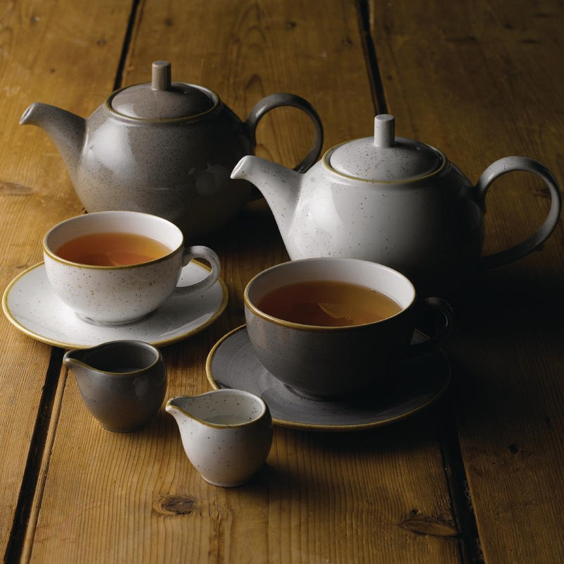 Churchill Stonecast Beverage Pots Barley White 852ml (Pack of 4)