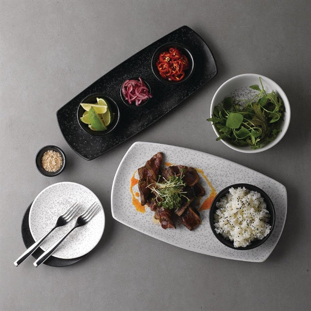 Churchill Menu Shades Caldera Ash Coupe Plates 155mm (Pack of 6)