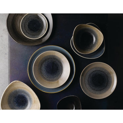 Churchill Stonecast Aqueous Coupe Plates Bayou Taupe 165mm (Pack of 12)