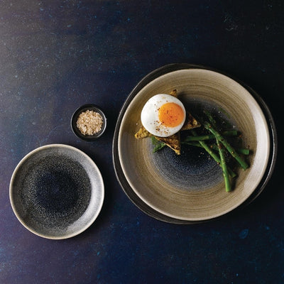 Churchill Stonecast Aqueous Coupe Plates Bayou Taupe 165mm (Pack of 12)