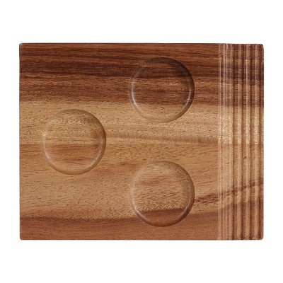 Churchill Alchemy Wood Single Handled Boards 177 x 142mm (Pack of 4)