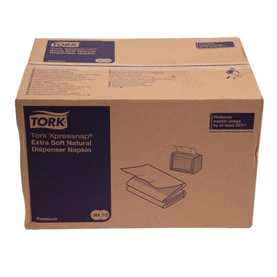 Tork Xpressnap Extra-Soft Compostable Dispenser Napkins 213 x 165mm