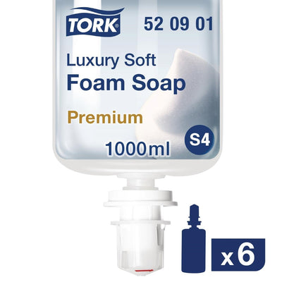 Tork Perfumed Mild Foam Hand Soap 1Ltr (Pack of 6)