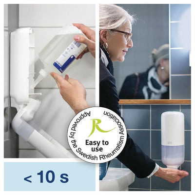 Tork Manual Liquid and Spray Soap Dispenser White 1Ltr White