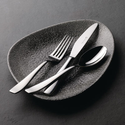 Churchill Studio Prints Raku Triangular Plates Quartz Black 350mm (Pack of 6)