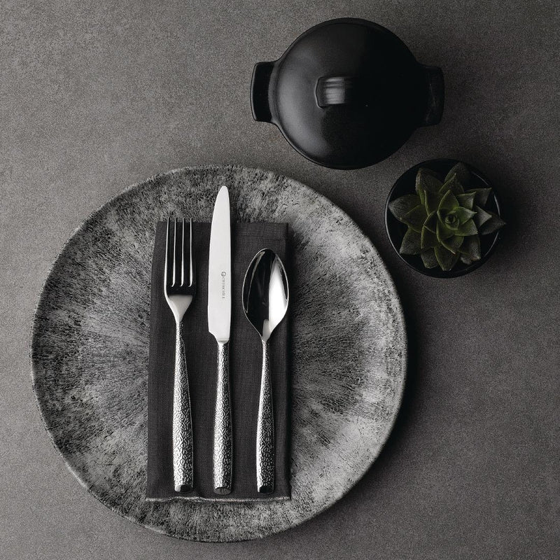 Churchill Stone Quartz Black Evolve Coupe Plates 260mm (Pack of 12)