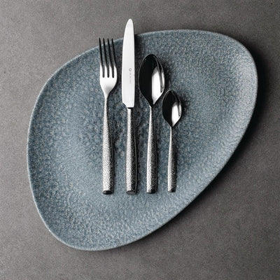 Churchill Studio Prints Raku Triangular Plates Topaz Blue 200mm (Pack of 12)