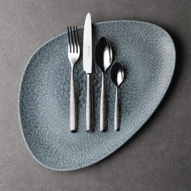 Churchill Studio Prints Raku Triangular Plates Topaz Blue 200mm (Pack of 12)