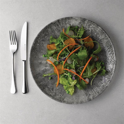 Churchill Stone Quartz Black Evolve Coupe Plates 288mm (Pack of 12)