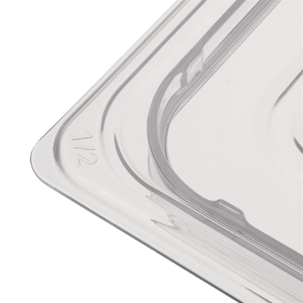 Nisbets Essentials Polypropylene 1-2 Gastronorm Lid Clear