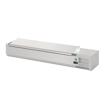 Polar G-Series Countertop Prep Fridge with Lid 6x 1-4GN