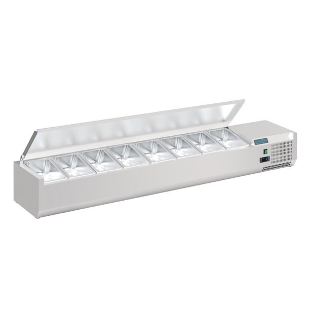 Polar G-Series Countertop Prep Fridge with Lid 5x 1-4GN