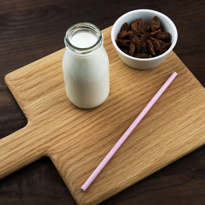 Fiesta Green Compostable Paper Straws Pink (Pack of 250)