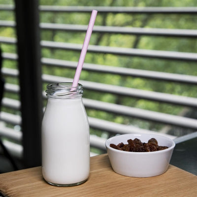 Fiesta Green Compostable Paper Straws Pink (Pack of 250)