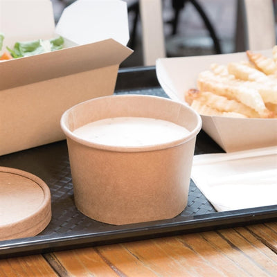 Fiesta Green Compostable Soup Containers 98mm 230ml - 8oz (Pack of 500)