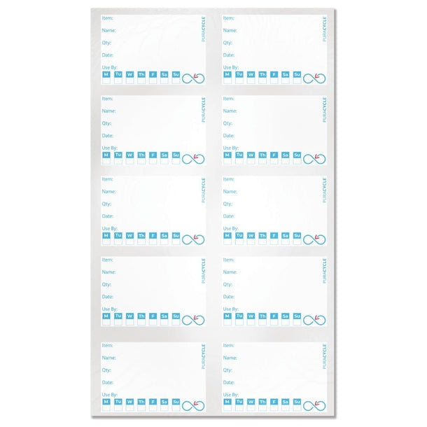 Puracycle Reusable Day Labels (Pack of 50)