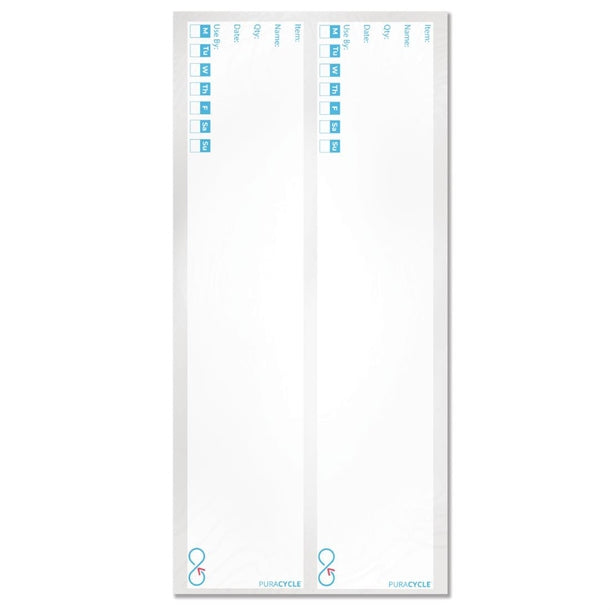 Puracycle Reusable Day Bottle Labels (Pack of 25)