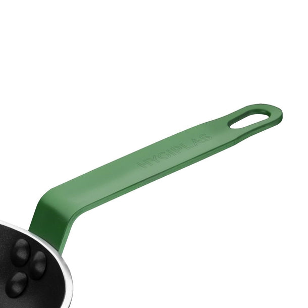 Vogue Non-stick Teflon Aluminium Platinum Plus Frying Pan with Green Handle 200mm