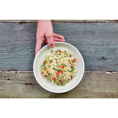 Olympia Cavolo Flat Round Bowls Spring Green 220mm (Pack of 4)