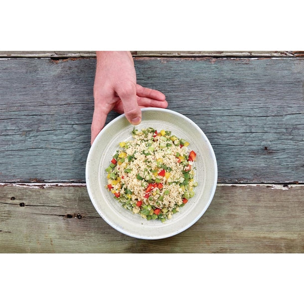 Olympia Cavolo Flat Round Bowls Spring Green 220mm (Pack of 4)