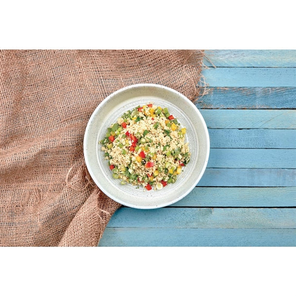 Olympia Cavolo Flat Round Bowls Spring Green 220mm (Pack of 4)