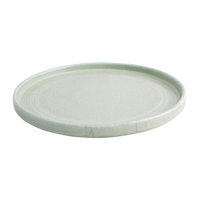 Olympia Cavolo Flat Round Plates Spring Green 270mm (Pack of 4)
