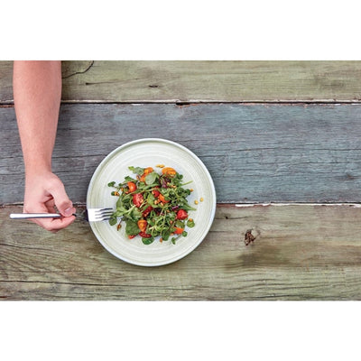 Olympia Cavolo Flat Round Plates Spring Green 270mm (Pack of 4)