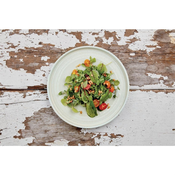 Olympia Cavolo Flat Round Plates Spring Green 270mm (Pack of 4)