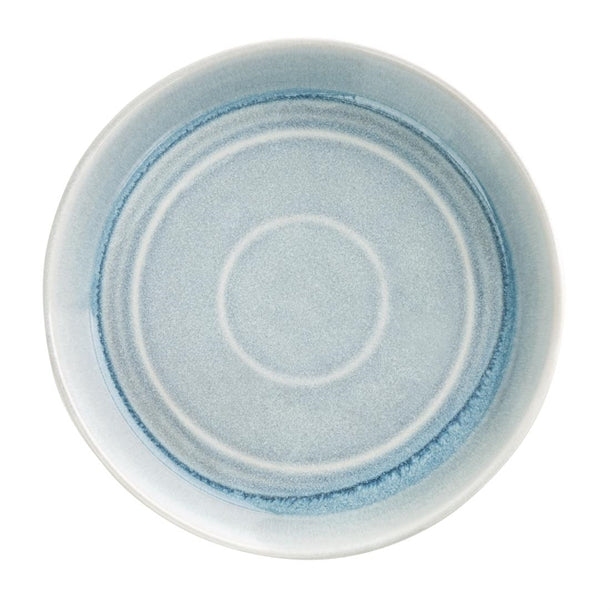 Olympia Cavolo Flat Round Bowls Ice Blue 220mm (Pack of 4)