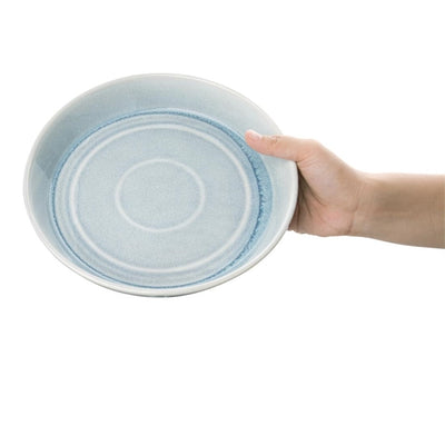 Olympia Cavolo Flat Round Bowls Ice Blue 220mm (Pack of 4)