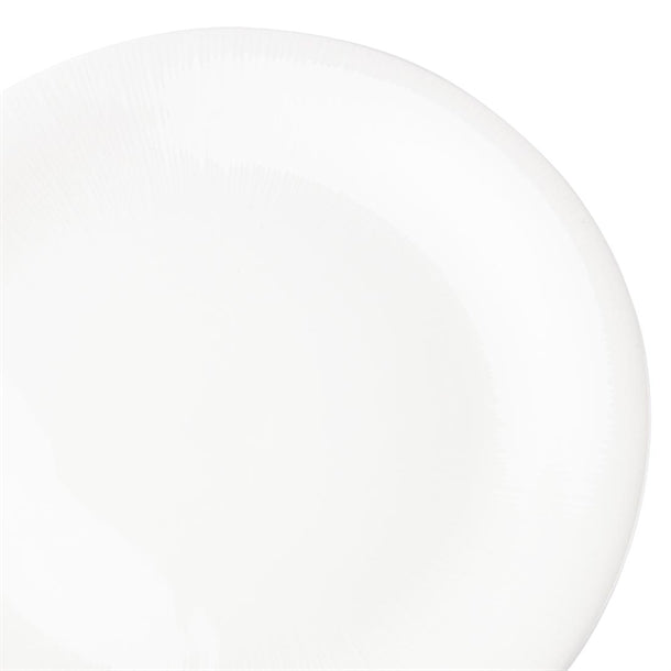 Royal Bone Ascot Embossed Coupe Plate 225mm (Pack of 6)