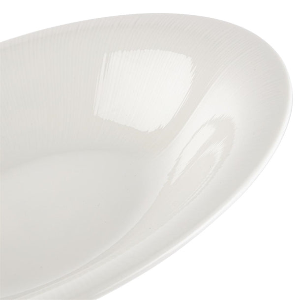 Royal Bone Ascot Embossed Wide Rim Bowl 300mm (Pack of 6)