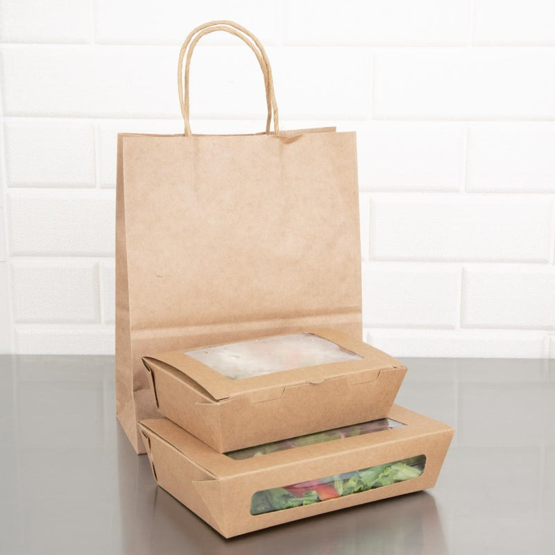 Fiesta Green Compostable Paperboard Food Cartons 1200ml - 42oz (Pack of 200)