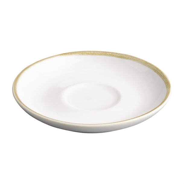 Olympia Kiln 340ml Cup Saucer Chalk 160mm (Pack of 6)