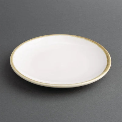 Olympia Kiln Coupe Plate Chalk 230mm (Pack of 6)