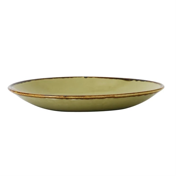 Dudson Harvest Deep Coupe Plates Green 281mm (Pack of 12)