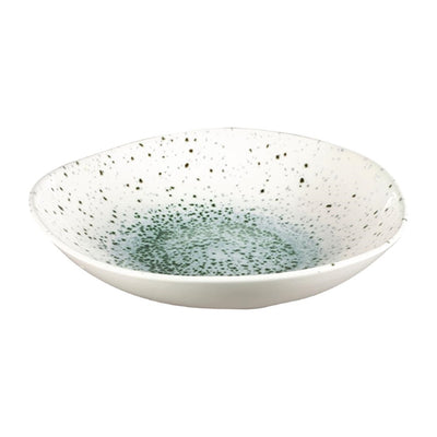 Churchill Studio Prints Mineral Green Centre Organic Round Bowls 253mm (Pack of 12)