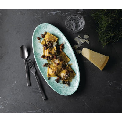 Churchill Studio Prints Stone Chefs Plates Aquamarine 347 x 173mm (Pack of 6)