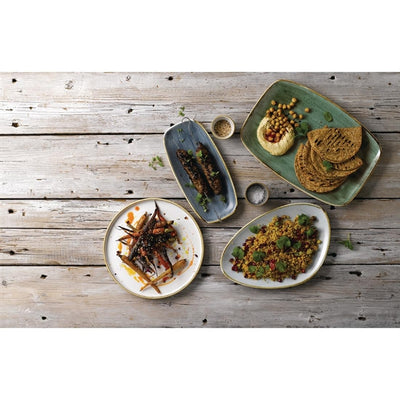 Churchill Stonecast Walled Chefs Plates Barley White 210mm (Pack of 6)