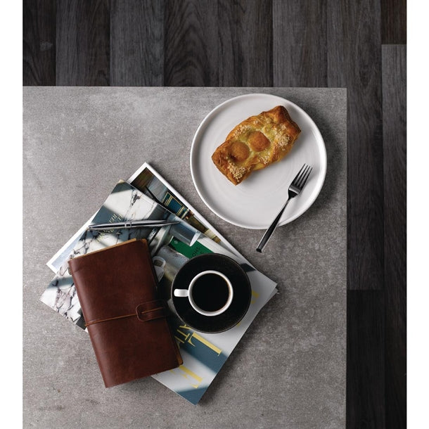 Churchill Walled Chefs Plates White 210mm (Pack of 6)