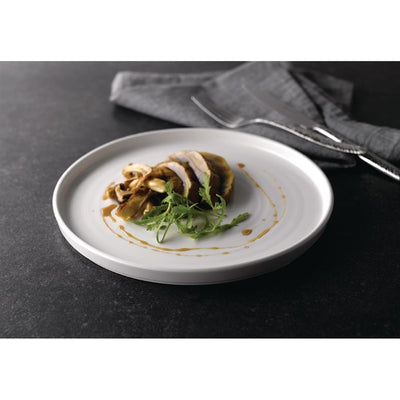 Churchill Walled Chefs Plates White 210mm (Pack of 6)